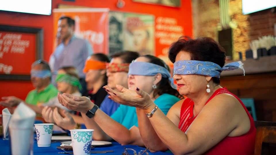 Dinámica de integración con los ojos vendados
